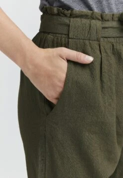 OXMO OXLENNJA REGULAR FIT ELASTIC CUFFS - Trousers - Dusty Olive -OXMO Store 1744ece8dfc74995b0d30db75cbb1801