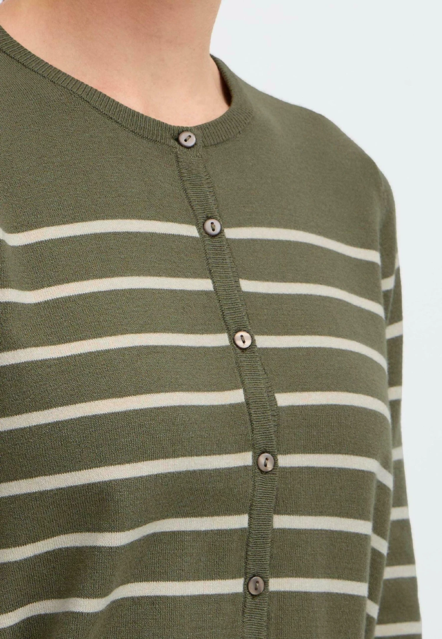 OXMO FRKEANA - Cardigan - Dusty Olive Mix 5 OXMO FRKEANA - Cardigan - Dusty Olive Mix - Image 5