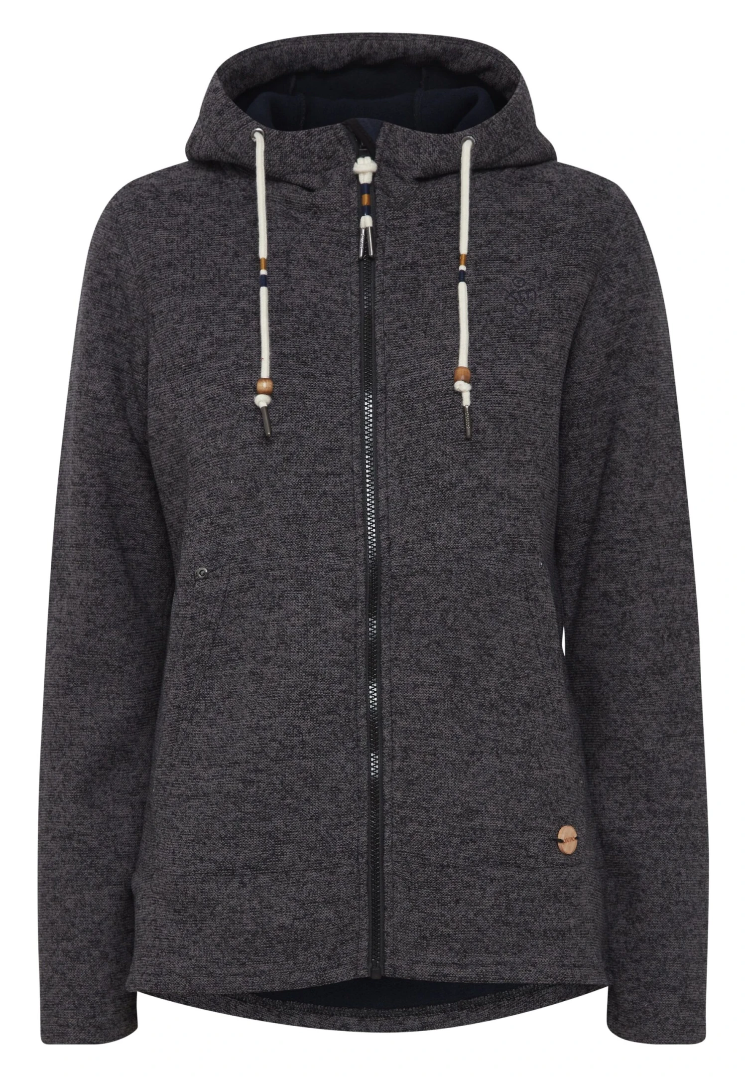 OXMO OXFia - Zip-up Sweatshirt - Black 6 OXMO OXFia - Zip-up Sweatshirt - Black - Image 6