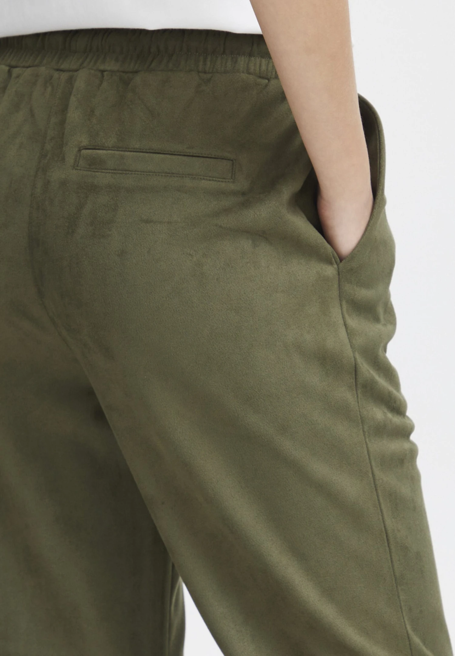 OXMO OXJUDITH REGULAR FIT - Trousers - Olive Night 5 OXMO OXJUDITH REGULAR FIT - Trousers - Olive Night - Image 5