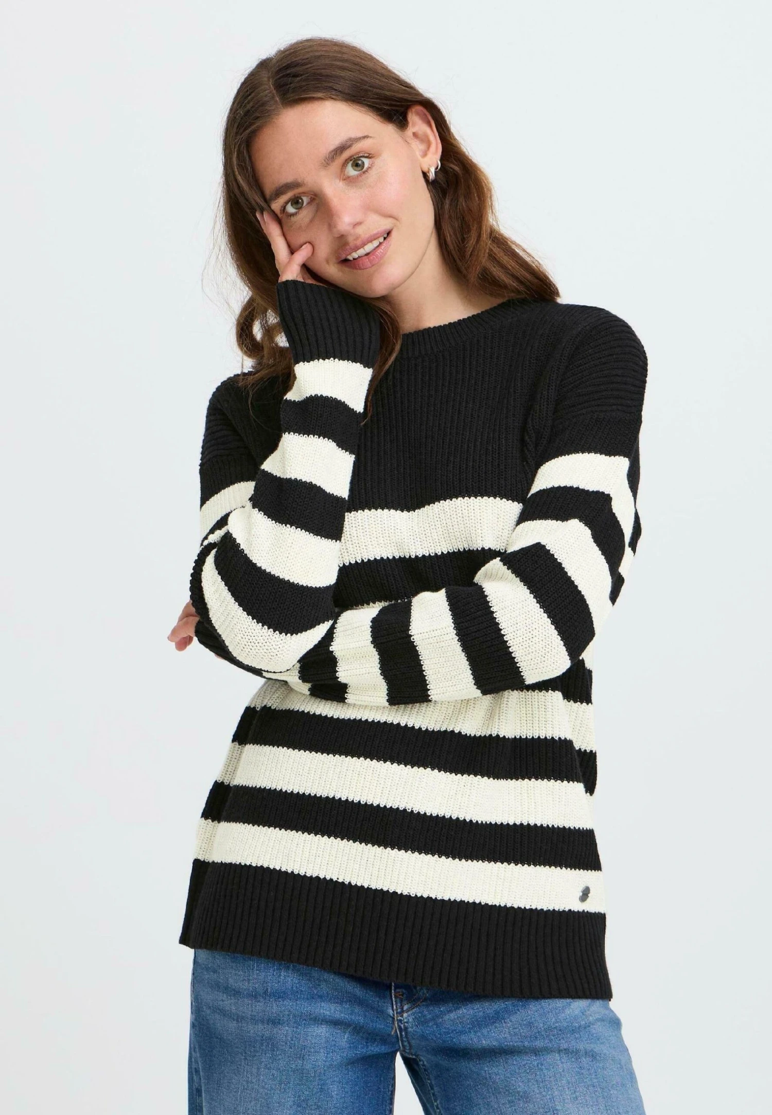 OXMO OXKAVINA - Jumper - True Black 1 OXMO OXKAVINA - Jumper - True Black