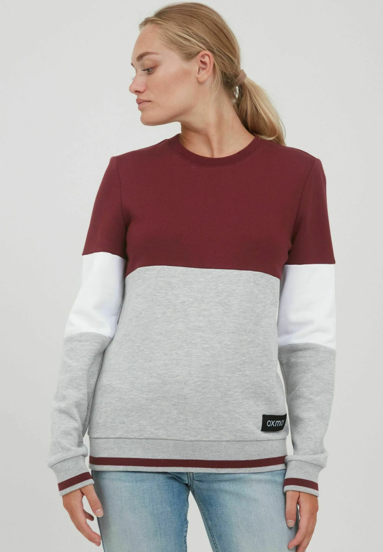 OXMO OXOMAYA - Sweatshirt - Wine Red 1 OXMO OXOMAYA - Sweatshirt - Wine Red
