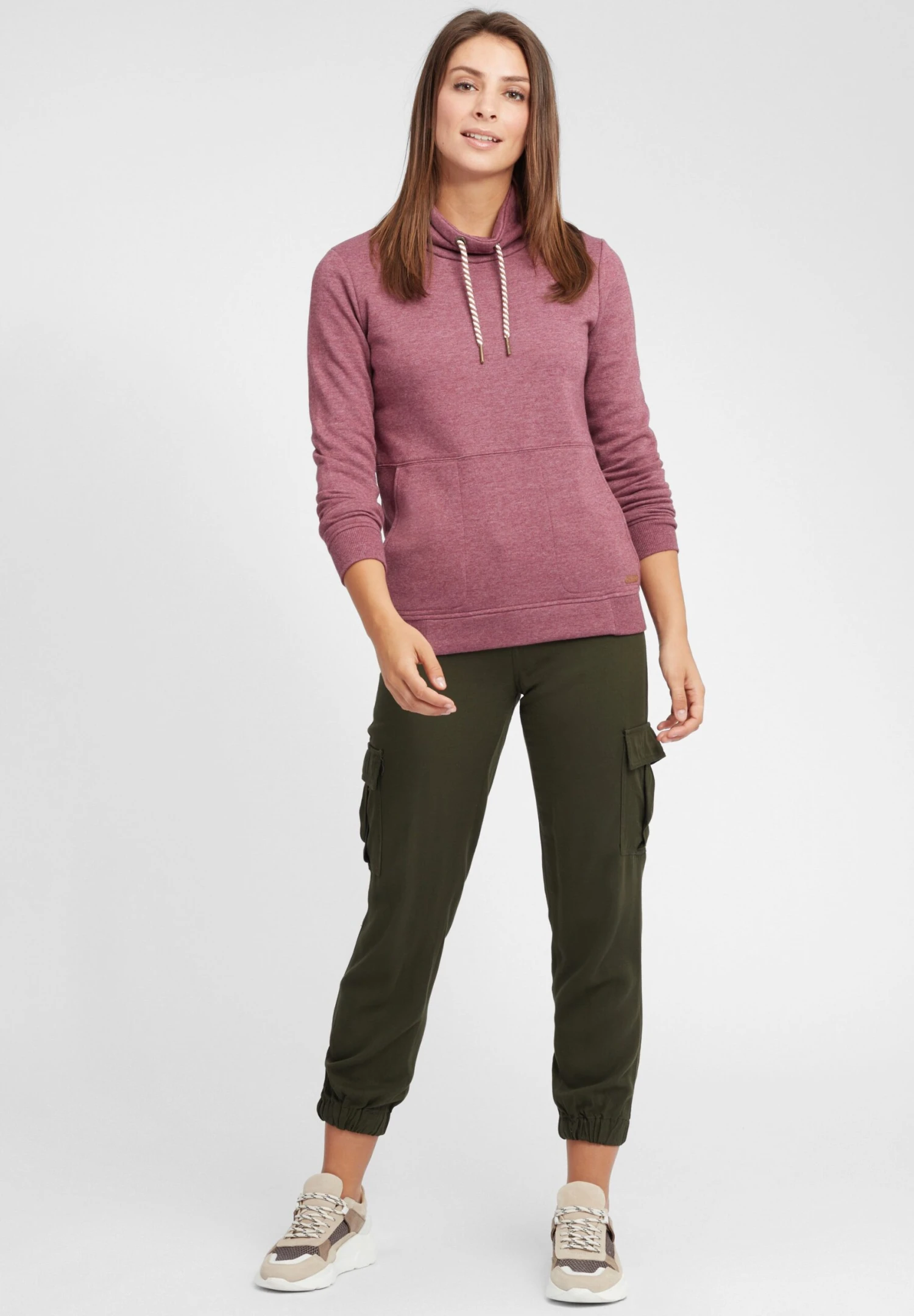 OXMO OXVimpa - Sweatshirt - Wine Red M 2 OXMO OXVimpa - Sweatshirt - Wine Red M - Image 2