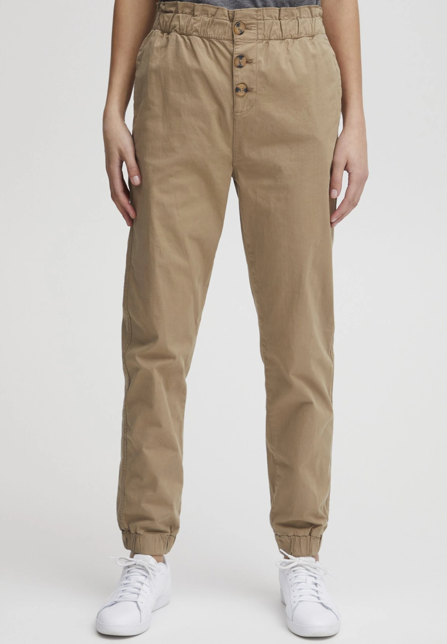 OXMO OXCOBIE REGULAR FIT - Trousers - Dune 1 OXMO OXCOBIE REGULAR FIT - Trousers - Dune