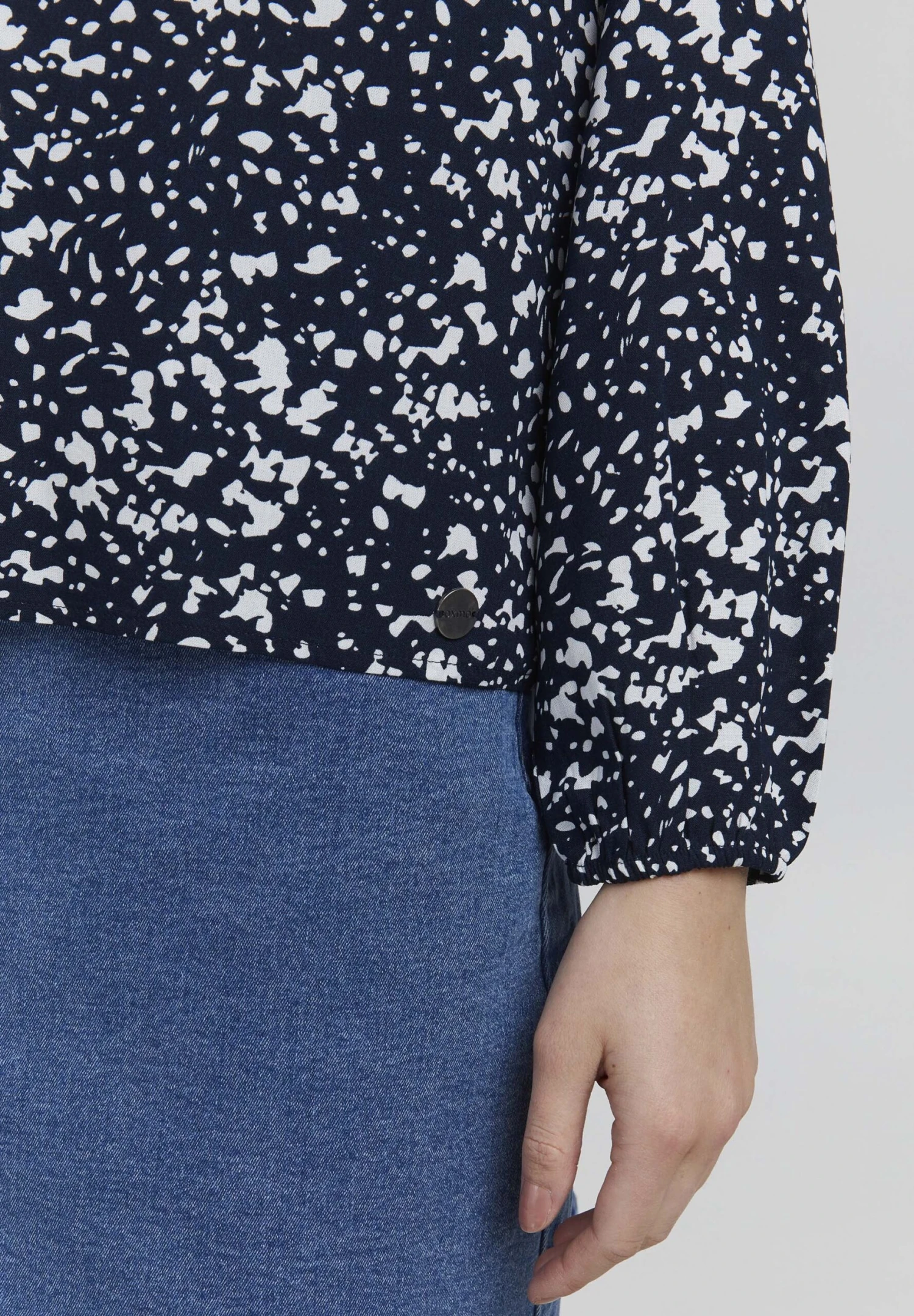 OXMO OXELVY - Blouse - Total Eclipse Mix 5 OXMO OXELVY - Blouse - Total Eclipse Mix - Image 5