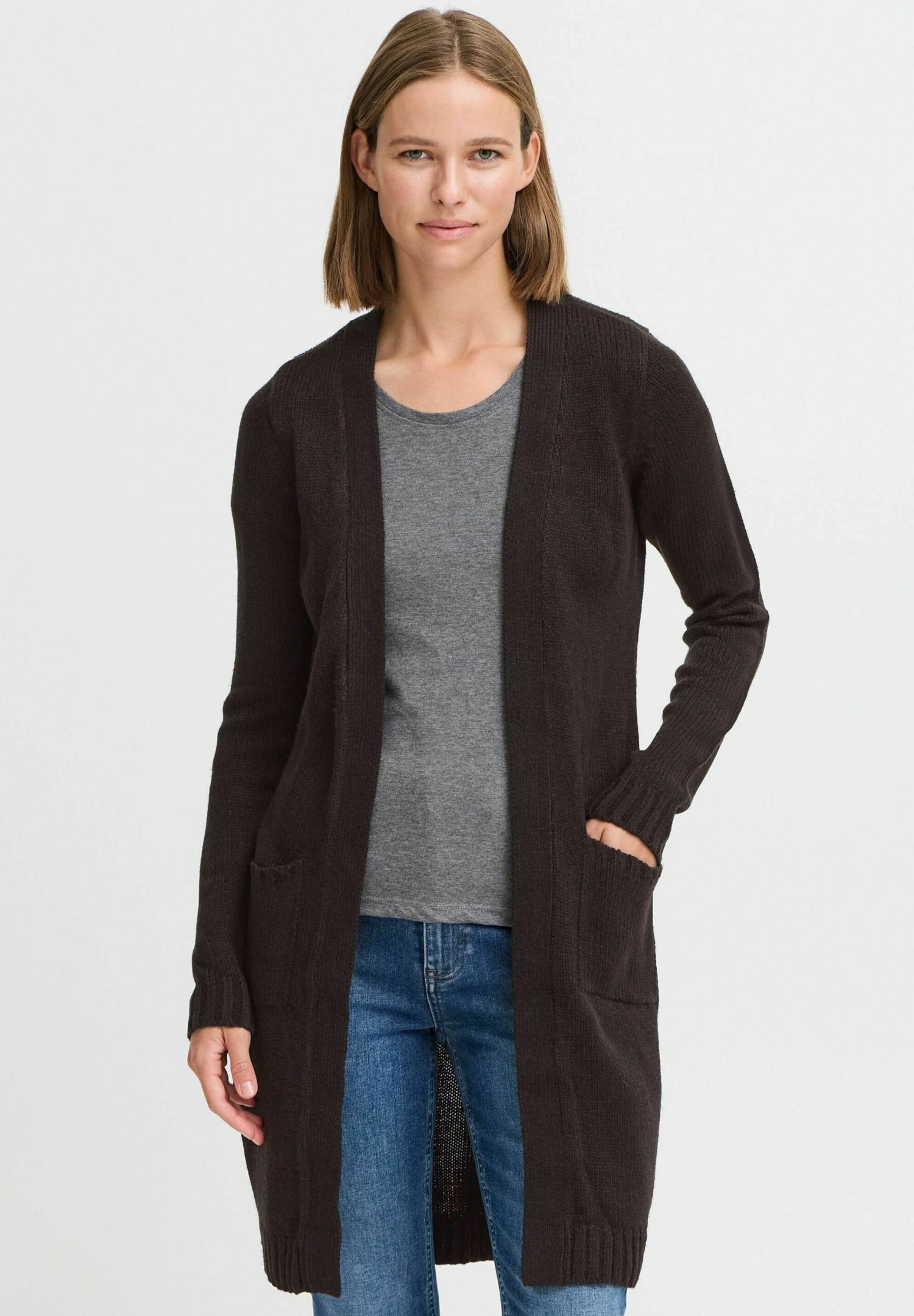 OXMO OXCABBA - Cardigan - Black 1 OXMO OXCABBA - Cardigan - Black