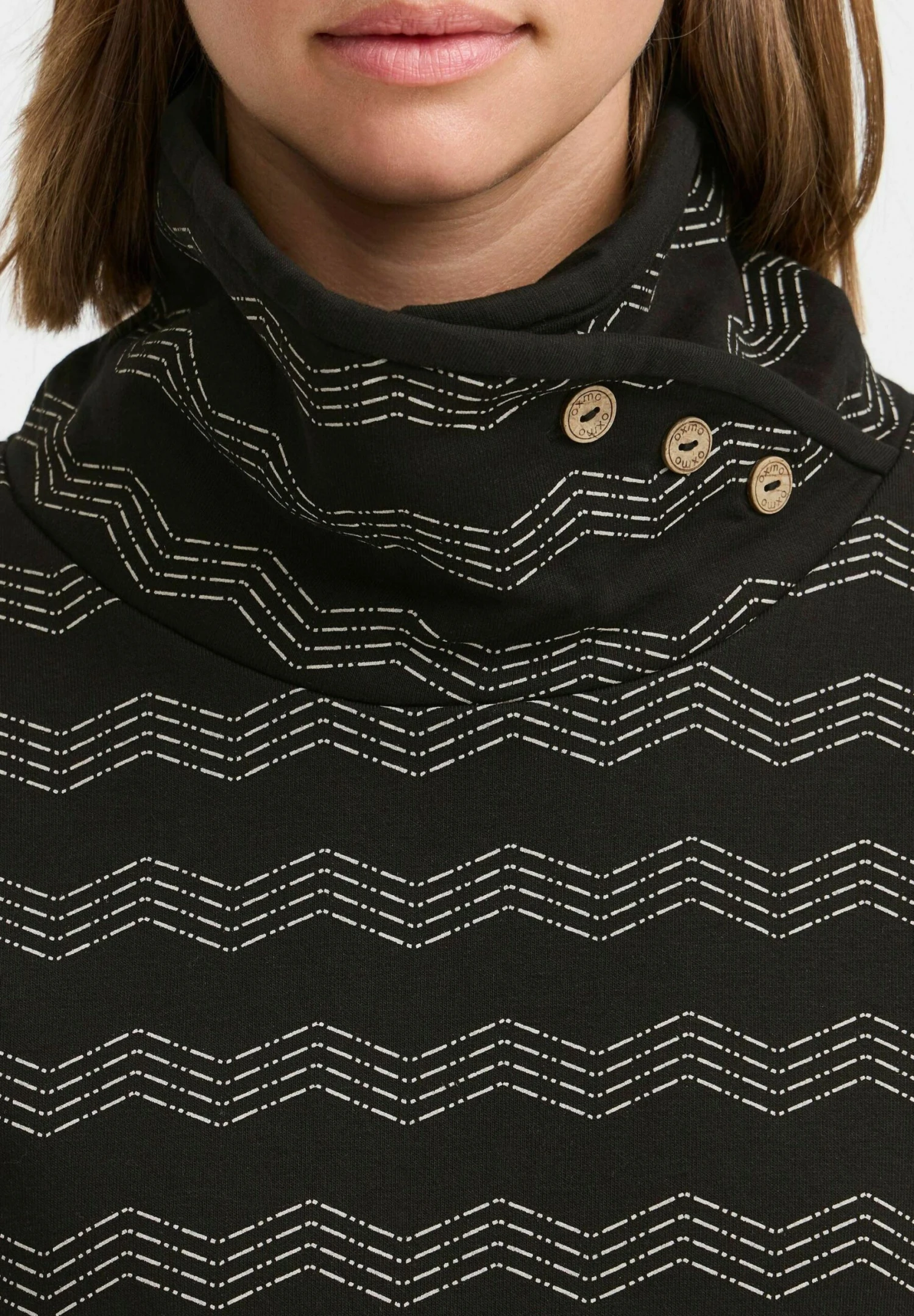 OXMO OXVERNITA - Sweatshirt - True Black 4 OXMO OXVERNITA - Sweatshirt - True Black - Image 4