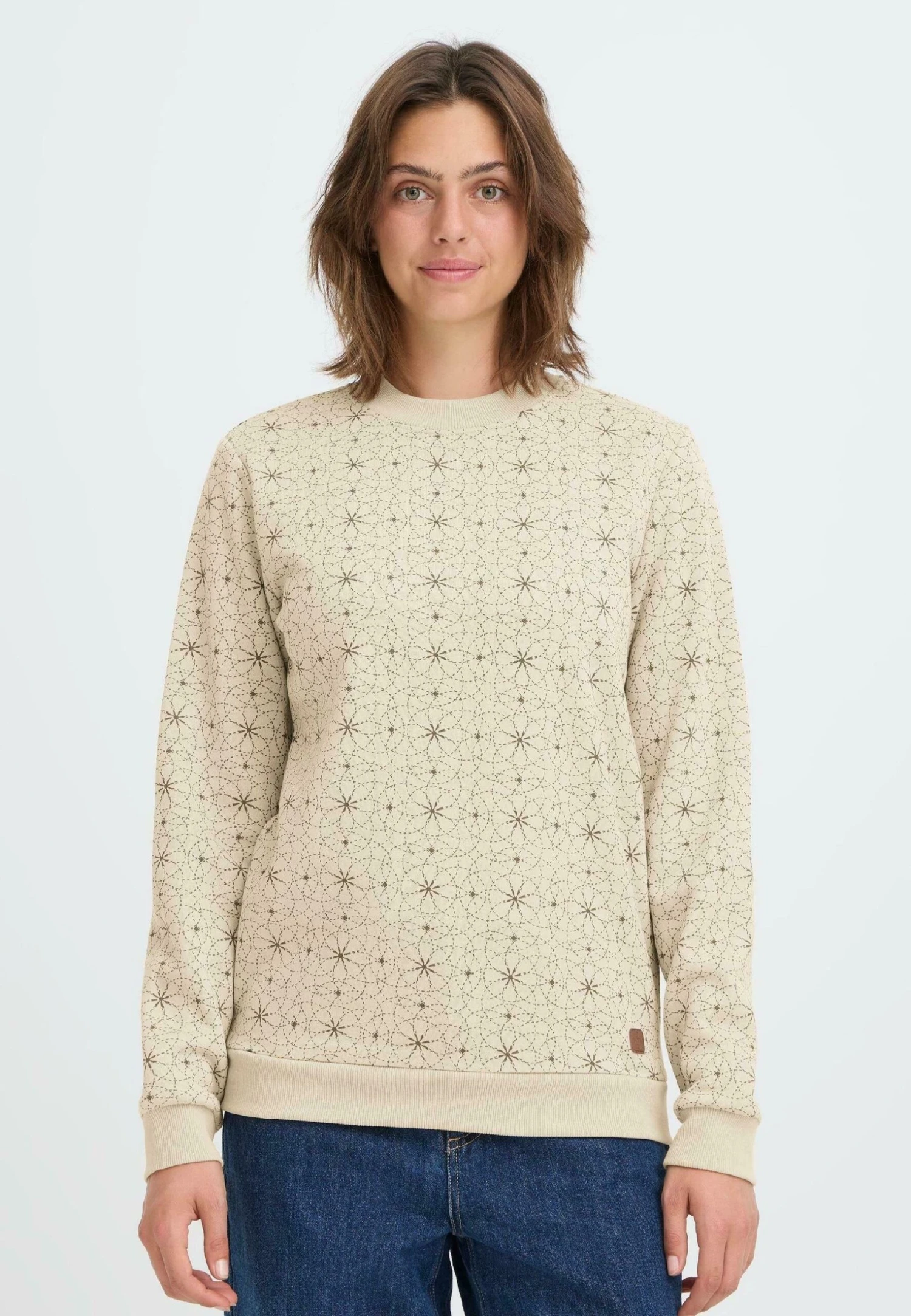 OXMO OXKAREN - Sweatshirt - Oyster 1 OXMO OXKAREN - Sweatshirt - Oyster