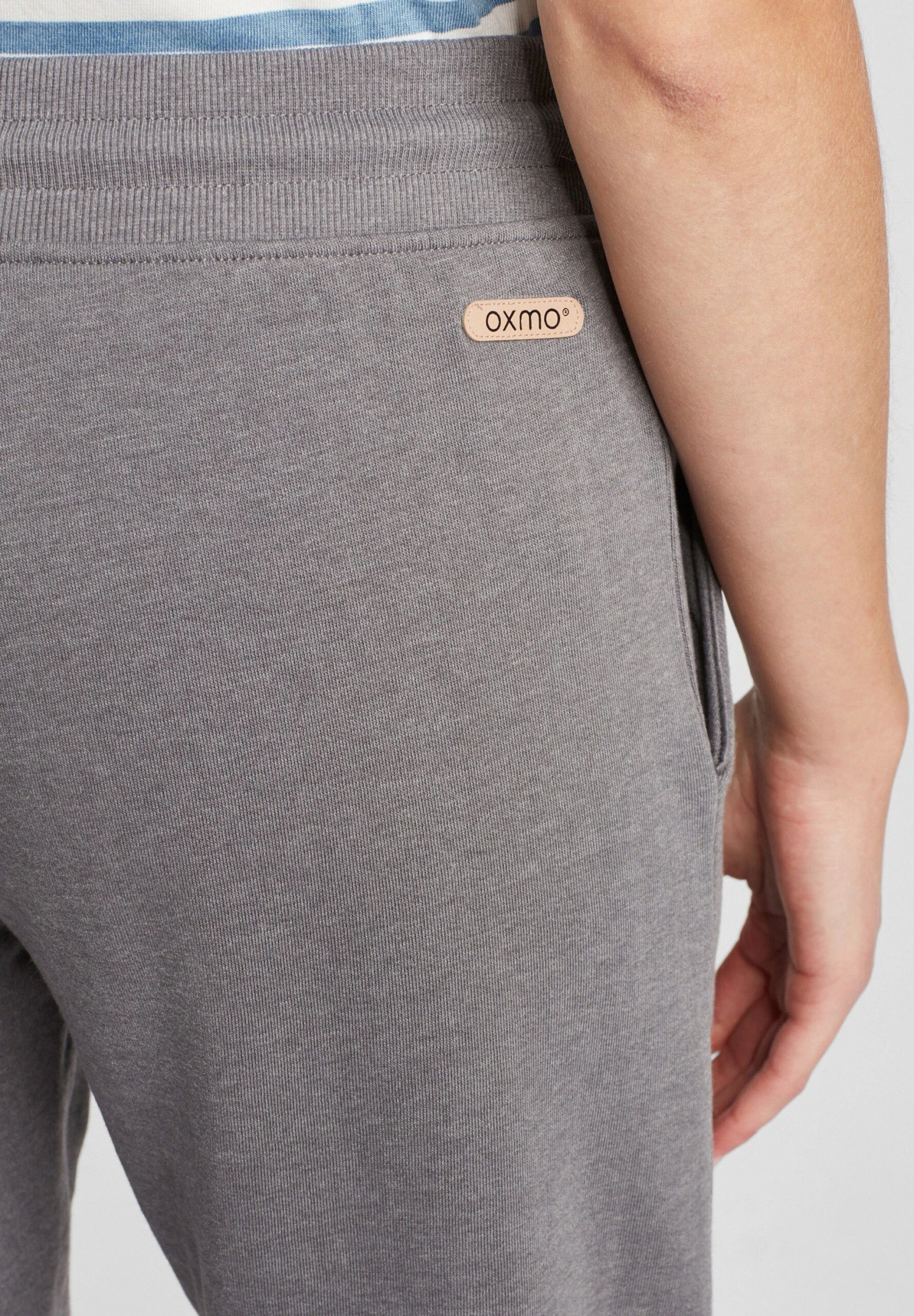 OXMO OXPolah - Tracksuit Bottoms - Grey Melange 5 OXMO OXPolah - Tracksuit Bottoms - Grey Melange - Image 5