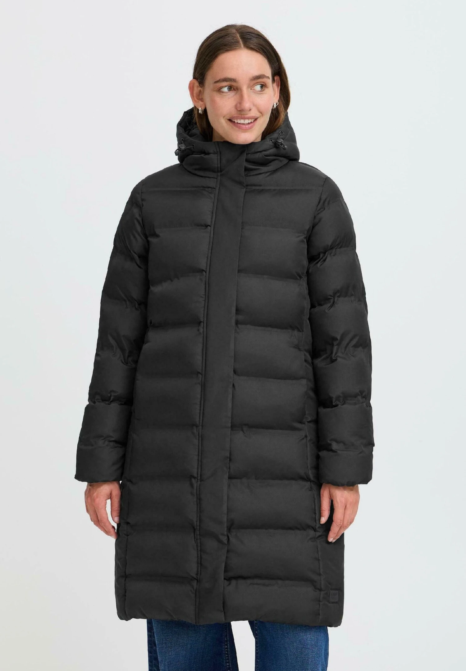 OXMO OXMARINETTA - Winter Coat - True Black 1 OXMO OXMARINETTA - Winter Coat - True Black