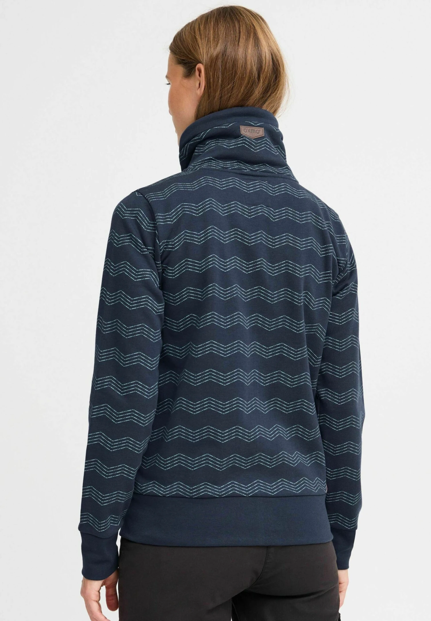 OXMO OXVANTA - Zip-up Sweatshirt - Total Eclipse 3 OXMO OXVANTA - Zip-up Sweatshirt - Total Eclipse - Image 3