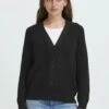 OXMO OXKIMMIE - Cardigan - True Black