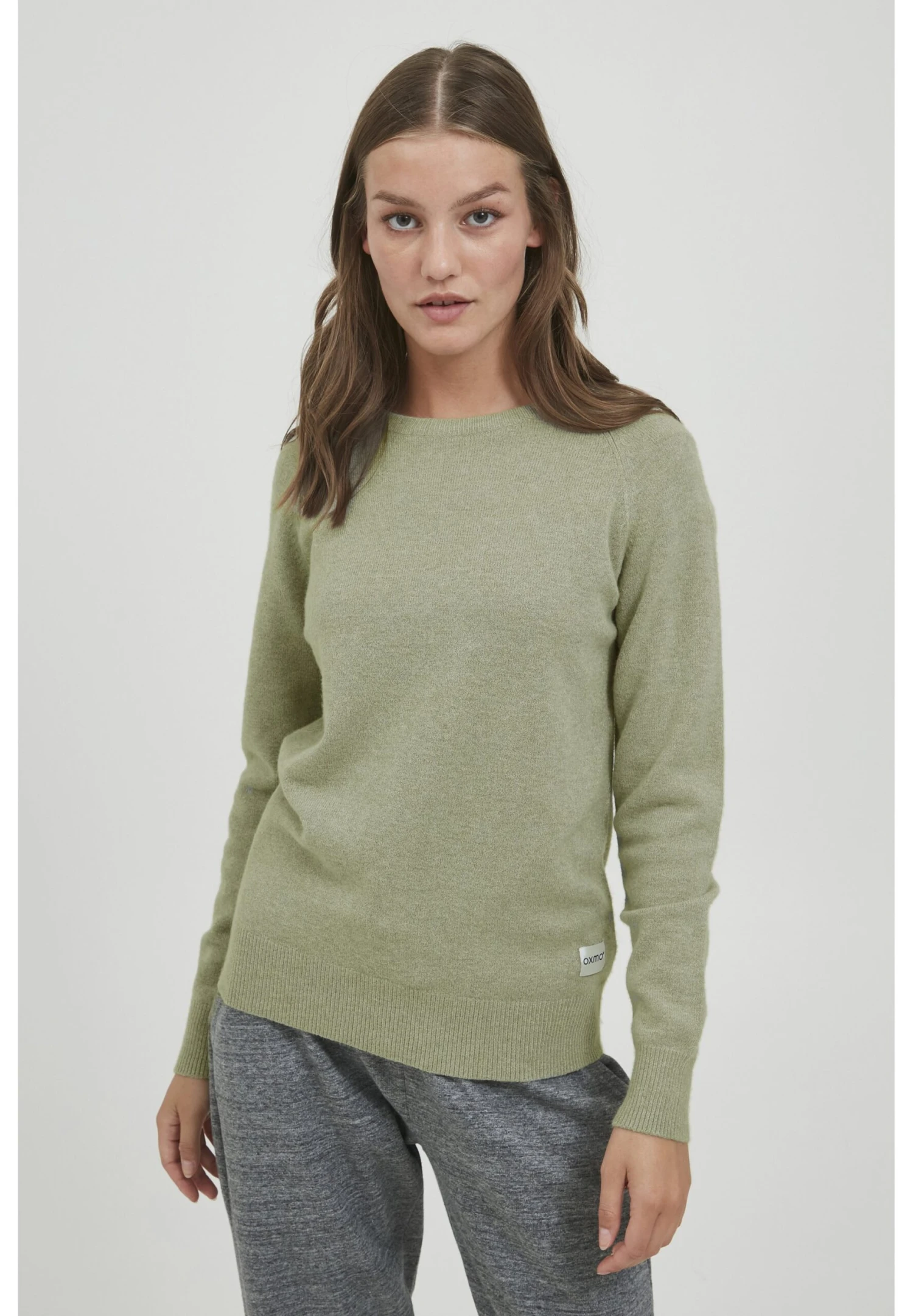 OXMO OXMARIA - Jumper - Vetiver Melange 1 OXMO OXMARIA - Jumper - Vetiver Melange