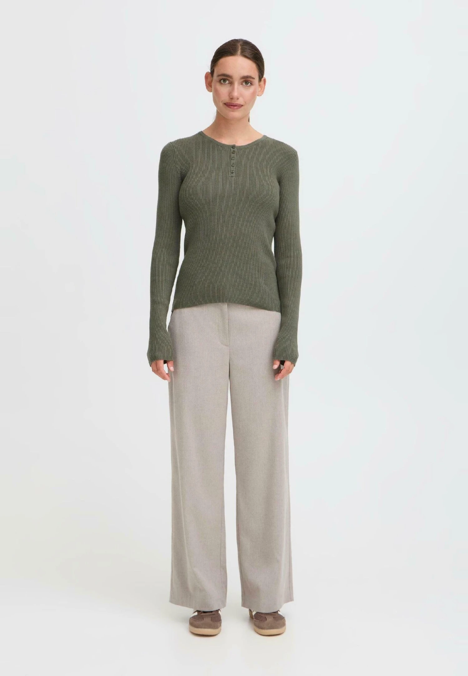 OXMO IHSOLRAY - Jumper - Mulled Basil 2 OXMO IHSOLRAY - Jumper - Mulled Basil - Image 2