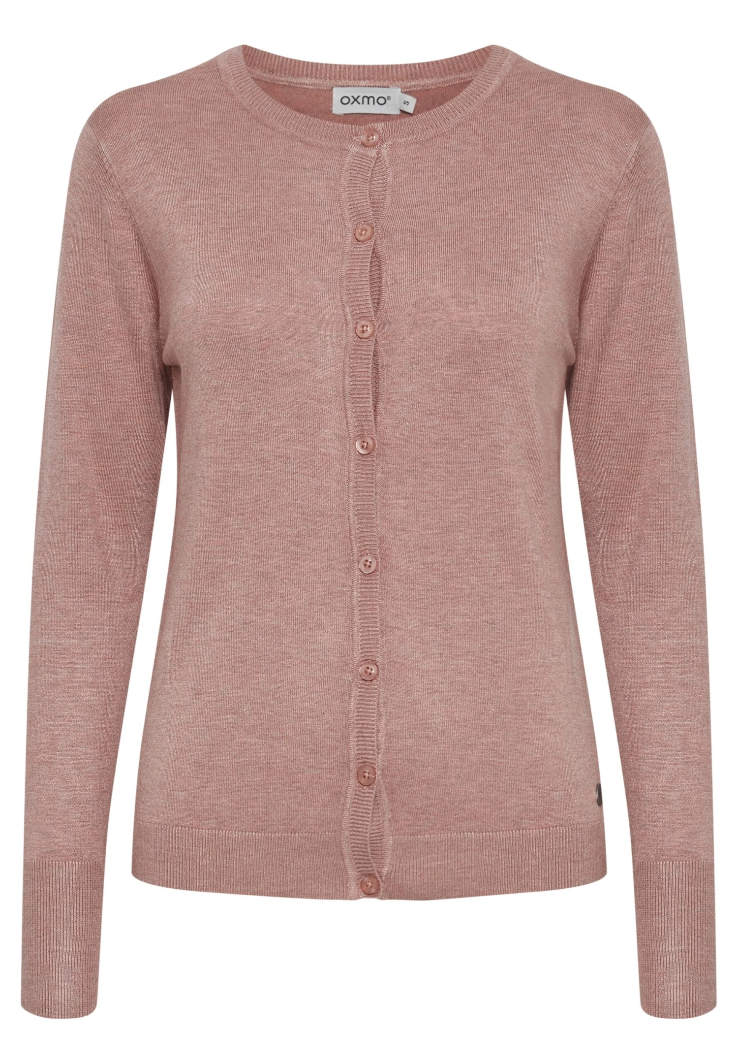 OXMO OXHLIN - Cardigan - Ash Rose Melange 6 OXMO OXHLIN - Cardigan - Ash Rose Melange - Image 6