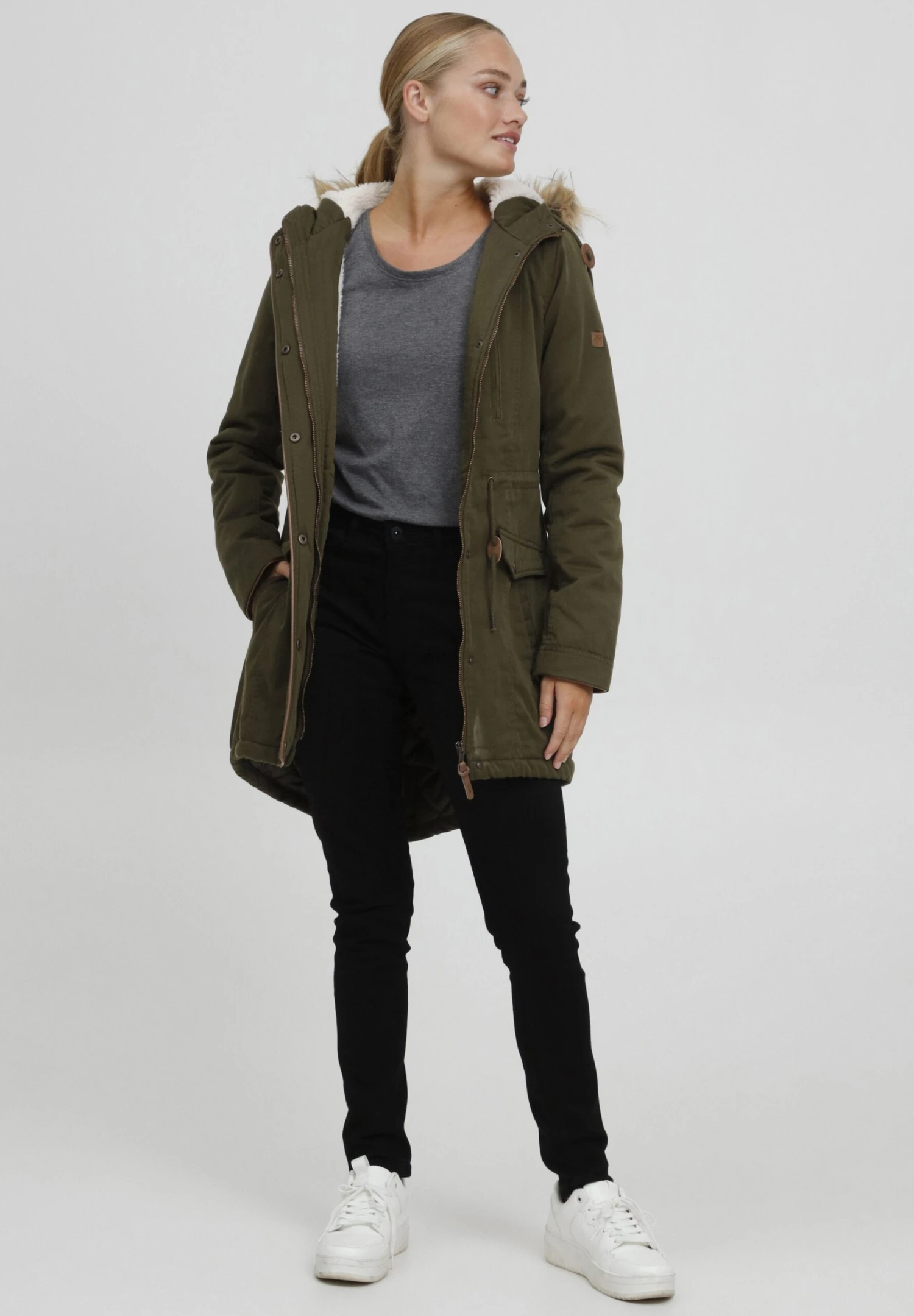 OXMO OXANNA - Parka - Ivy Green 2 OXMO OXANNA - Parka - Ivy Green - Image 2