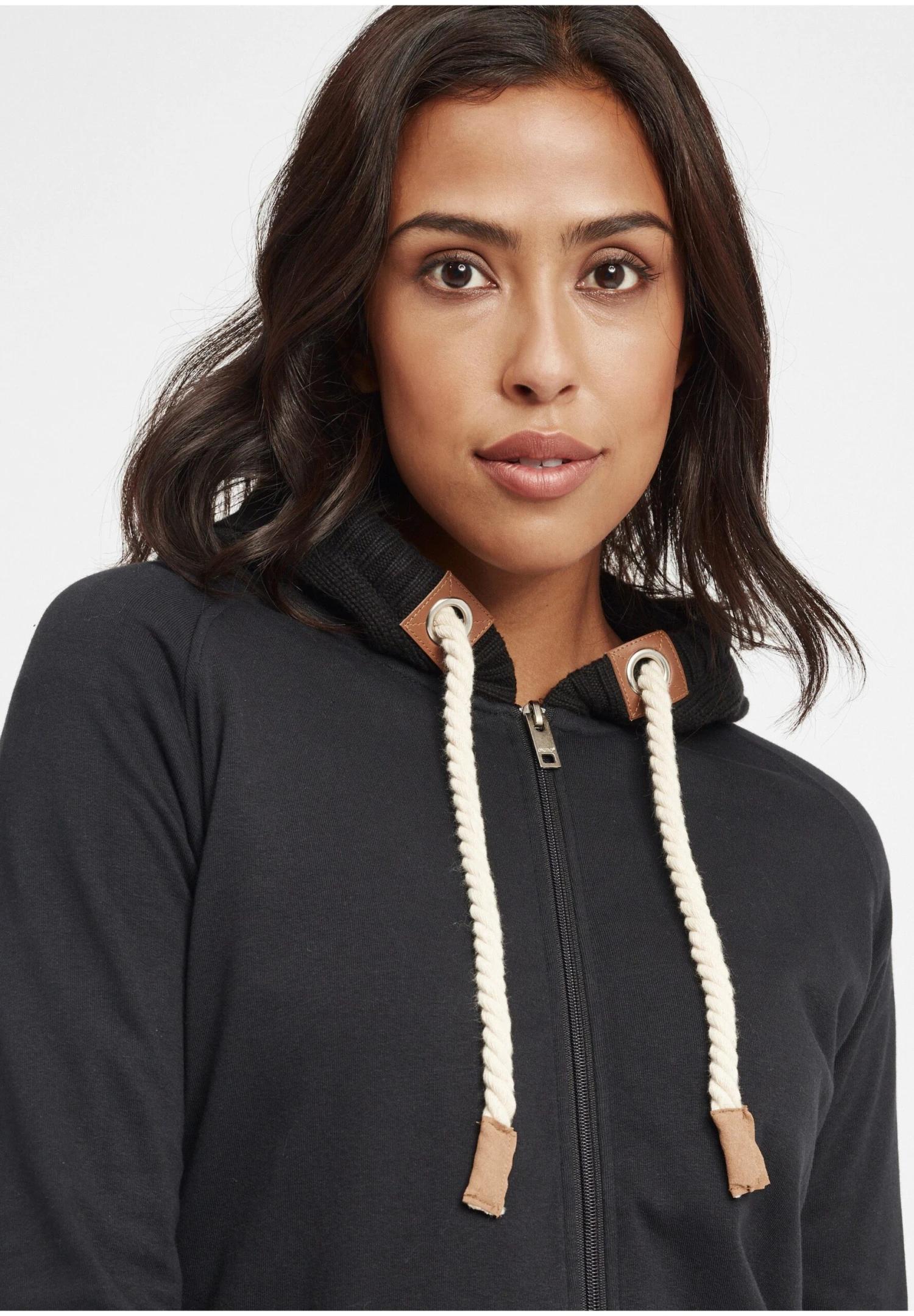 OXMO OXMatilda - Zip-up Sweatshirt - Black 7 OXMO OXMatilda - Zip-up Sweatshirt - Black - Image 7