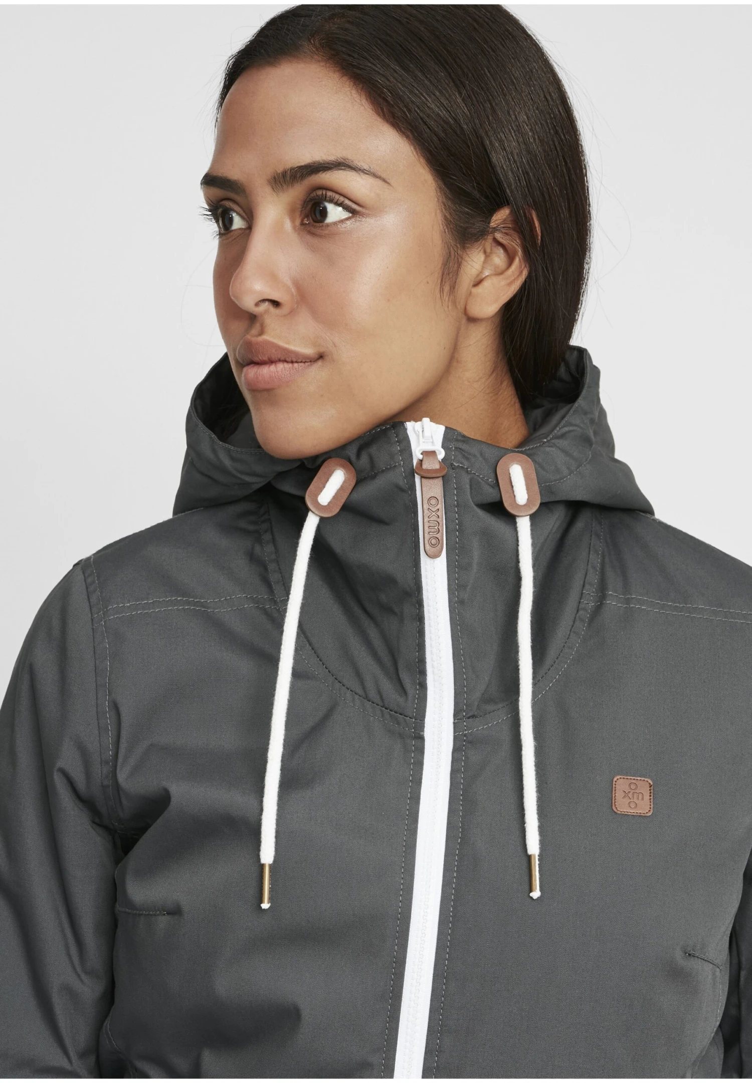 OXMO OXTILLA - Light Jacket - Dark Grey 4 OXMO OXTILLA - Light Jacket - Dark Grey - Image 4