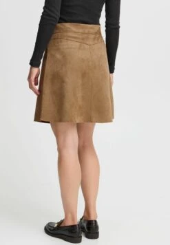 OXMO OXJUNE - A-line Skirt - Sepia Tint 11 OXMO OXJUNE - A-line Skirt - Sepia Tint -OXMO Store 238f824b029f4f46b616d84663678d7f