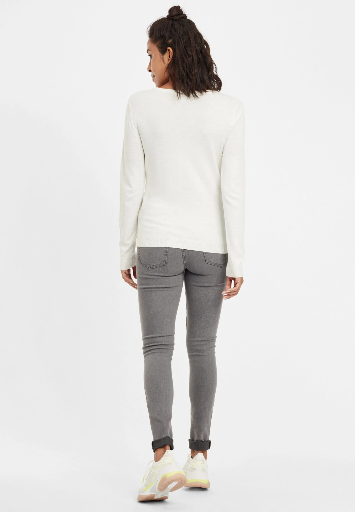 OXMO OXEDDA - Jumper - Oyster Gre 3 OXMO OXEDDA - Jumper - Oyster Gre - Image 3