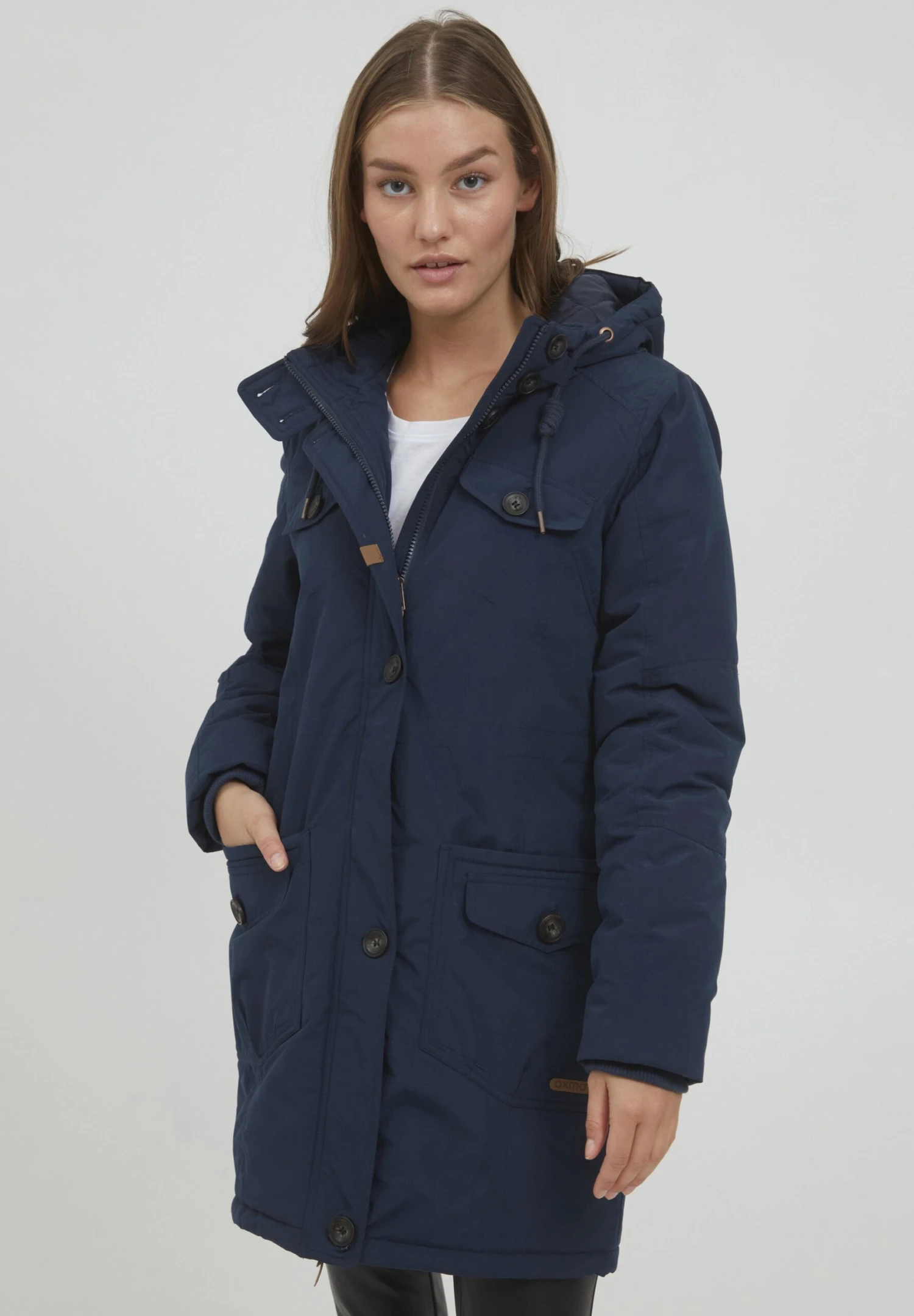 OXMO OXTALA - Winter Coat - Dress Blues 1 OXMO OXTALA - Winter Coat - Dress Blues