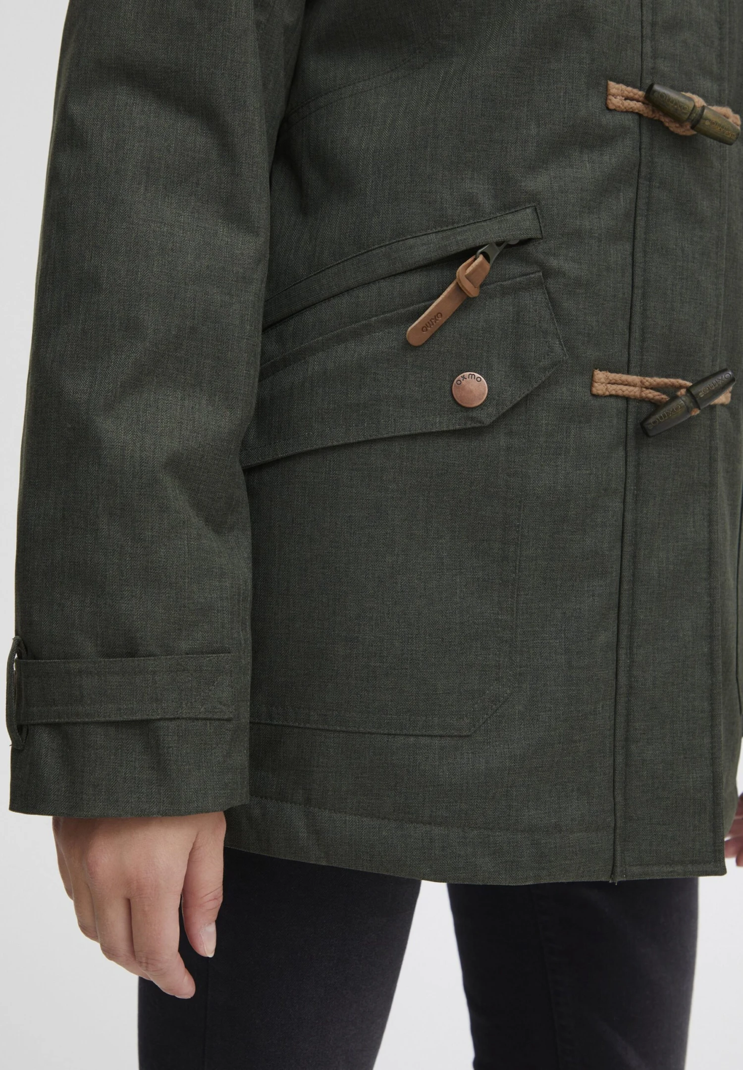 OXMO OXBrooke - Winter Coat - Climb Ivy 5 OXMO OXBrooke - Winter Coat - Climb Ivy - Image 5