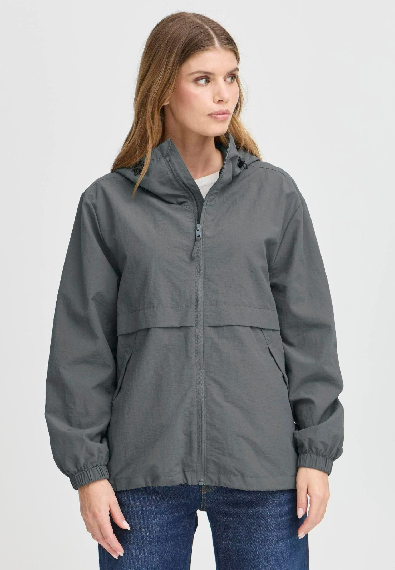 OXMO OXVISAM - Windbreaker - Iron Gate 1 OXMO OXVISAM - Windbreaker - Iron Gate