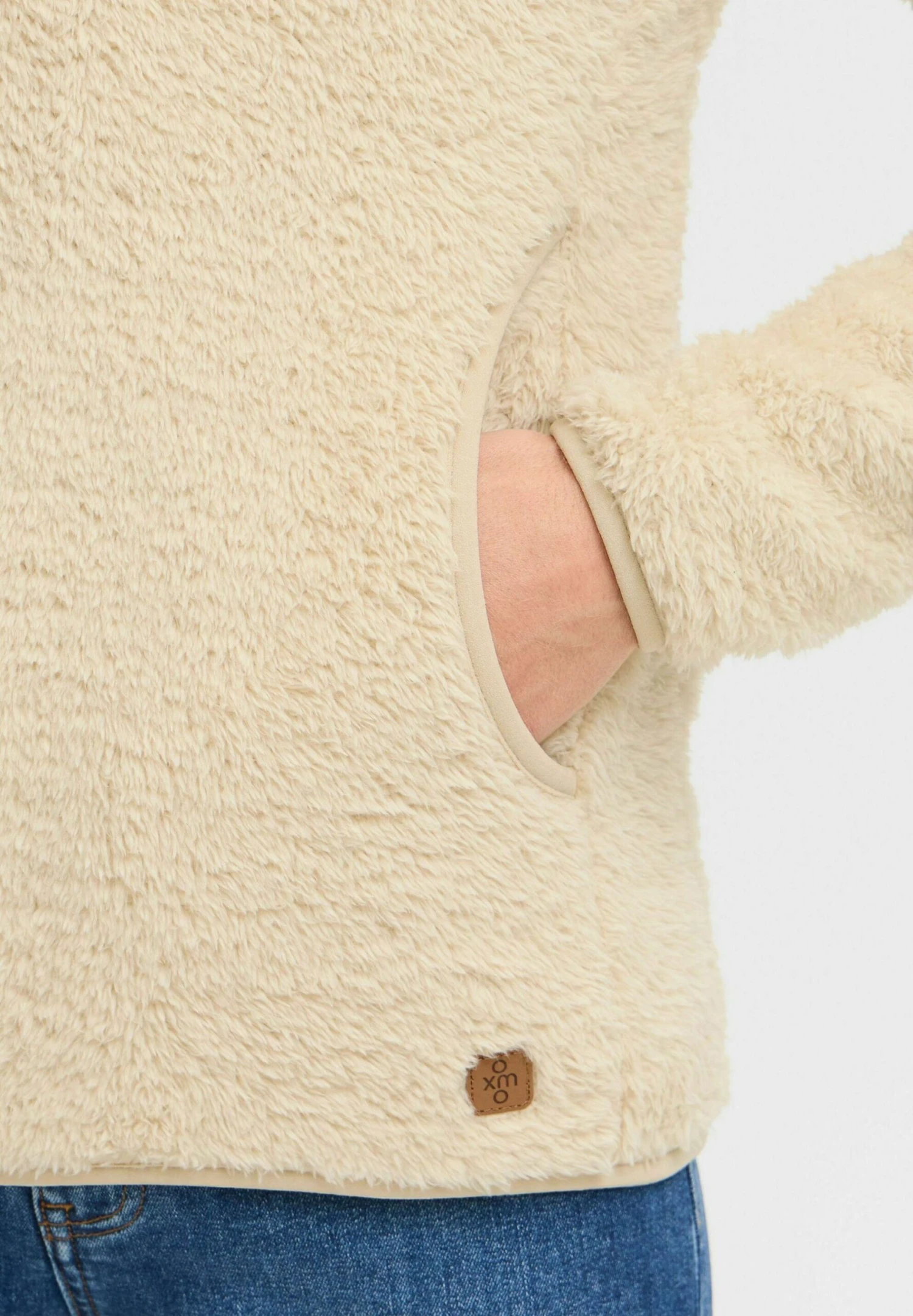 OXMO OXTELSONIA FLEECE - Fleece Jumper - Oyster Gray 5 OXMO OXTELSONIA FLEECE - Fleece Jumper - Oyster Gray - Image 5