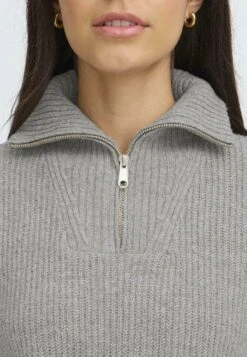 OXMO BMMOLARA HALFZIP - Jumper - Mid Grey Melange 8 OXMO BMMOLARA HALFZIP - Jumper - Mid Grey Melange -OXMO Store 25ad7d7b849a4f17a864b6ffc2287412