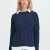OXMO FRSANVI - Jumper - Navy Blazer