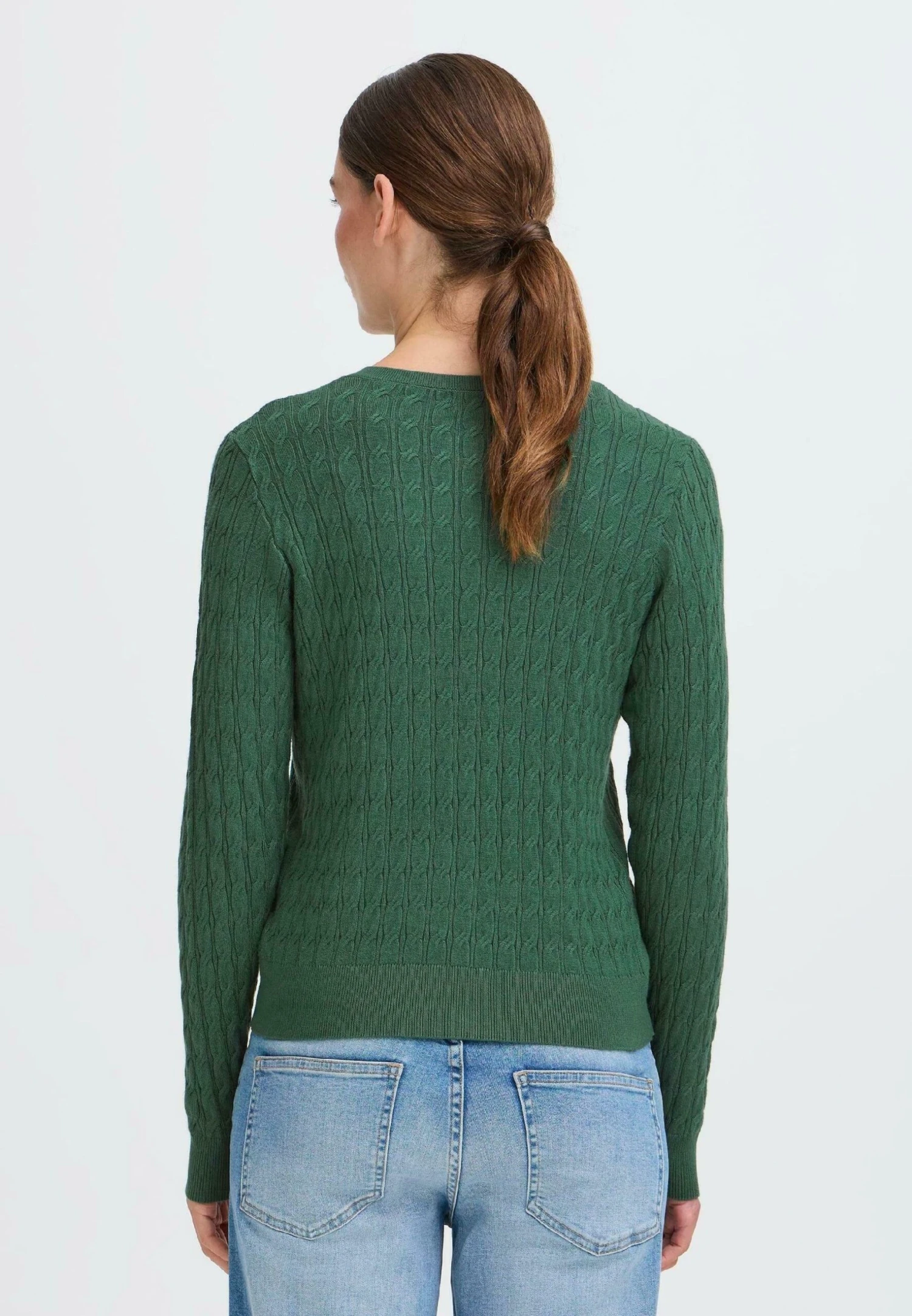 OXMO IHSASJA - Cardigan - Pineneedle 3 OXMO IHSASJA - Cardigan - Pineneedle - Image 3