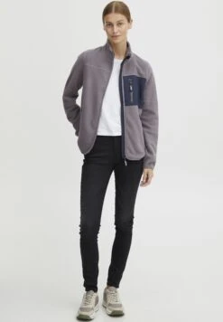 OXMO OXNYMFE - Fleece Jacket - Pewter 11 OXMO OXNYMFE - Fleece Jacket - Pewter -OXMO Store 26327356475d41e3807b6afecd2fcd51