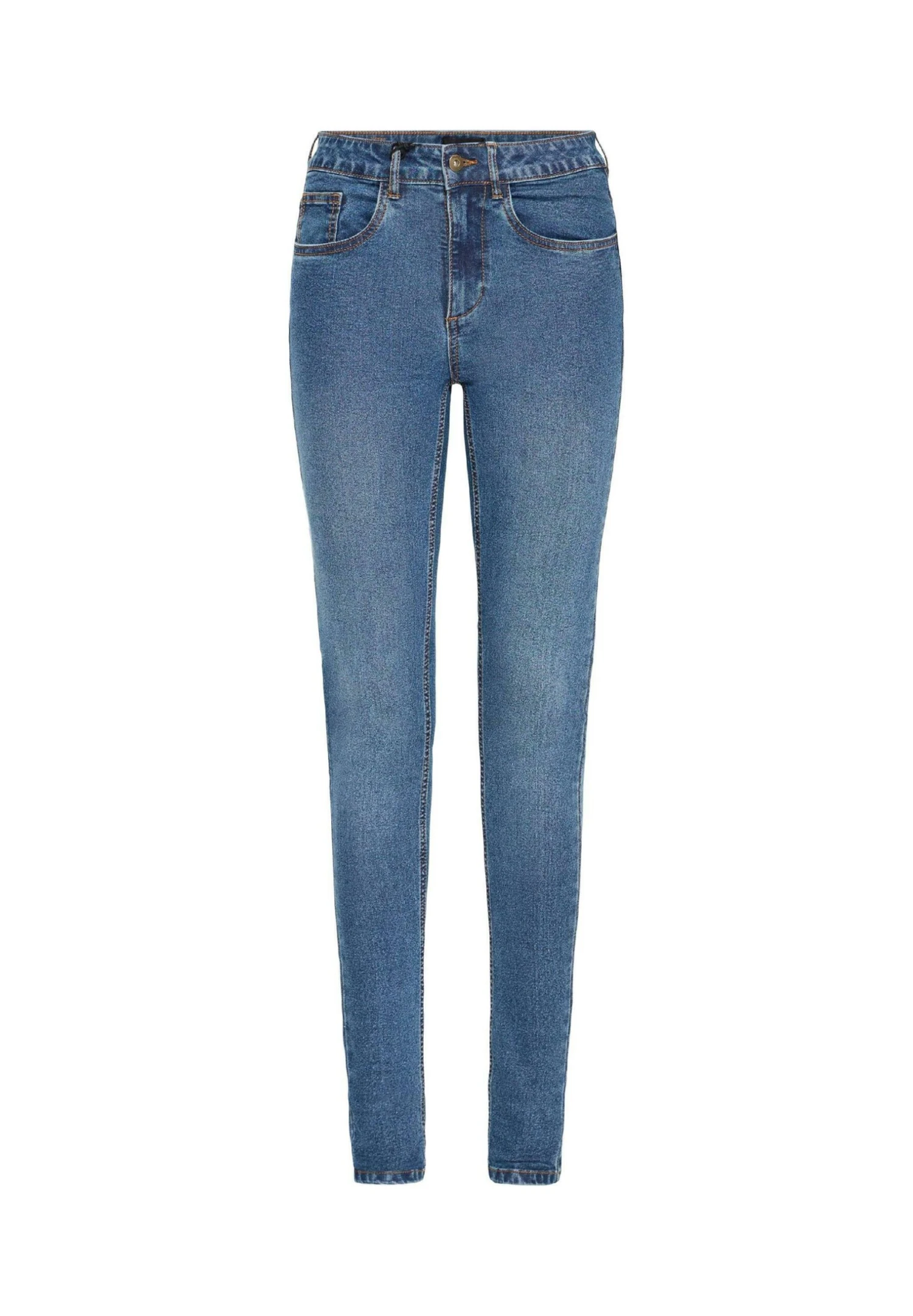 OXMO OXHELLE - Jeans Skinny Fit - Mid Blue Denim 6 OXMO OXHELLE - Jeans Skinny Fit - Mid Blue Denim - Image 6