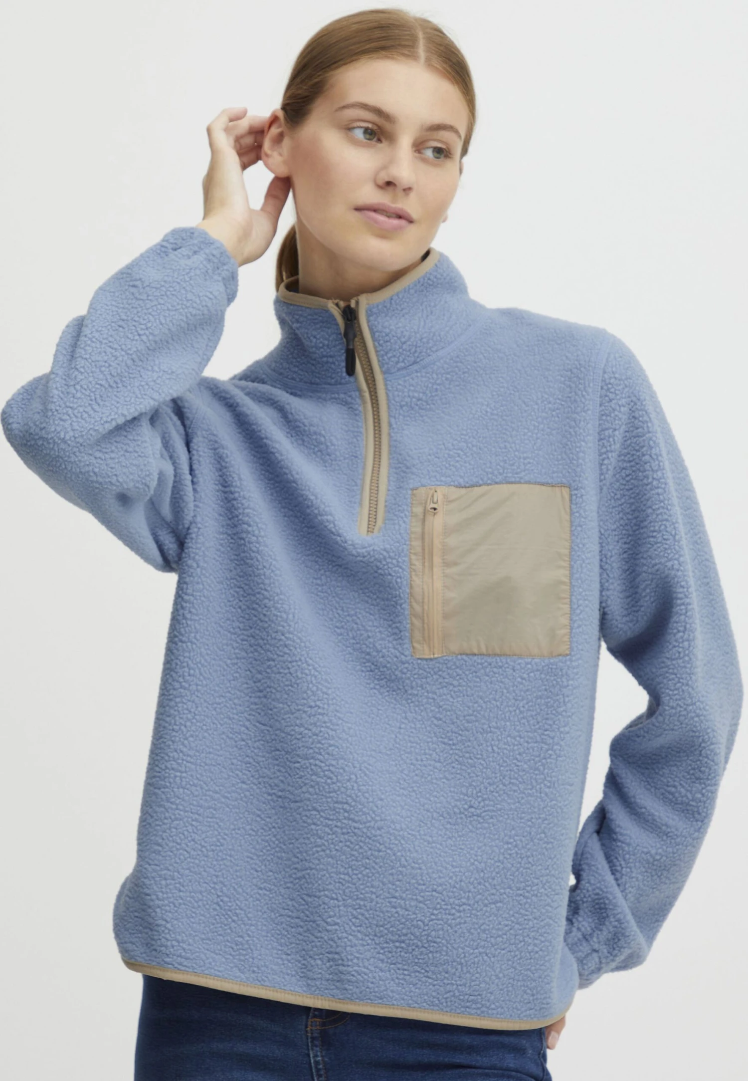 OXMO OXPIALA - Fleece Jumper - Infinity 1 OXMO OXPIALA - Fleece Jumper - Infinity