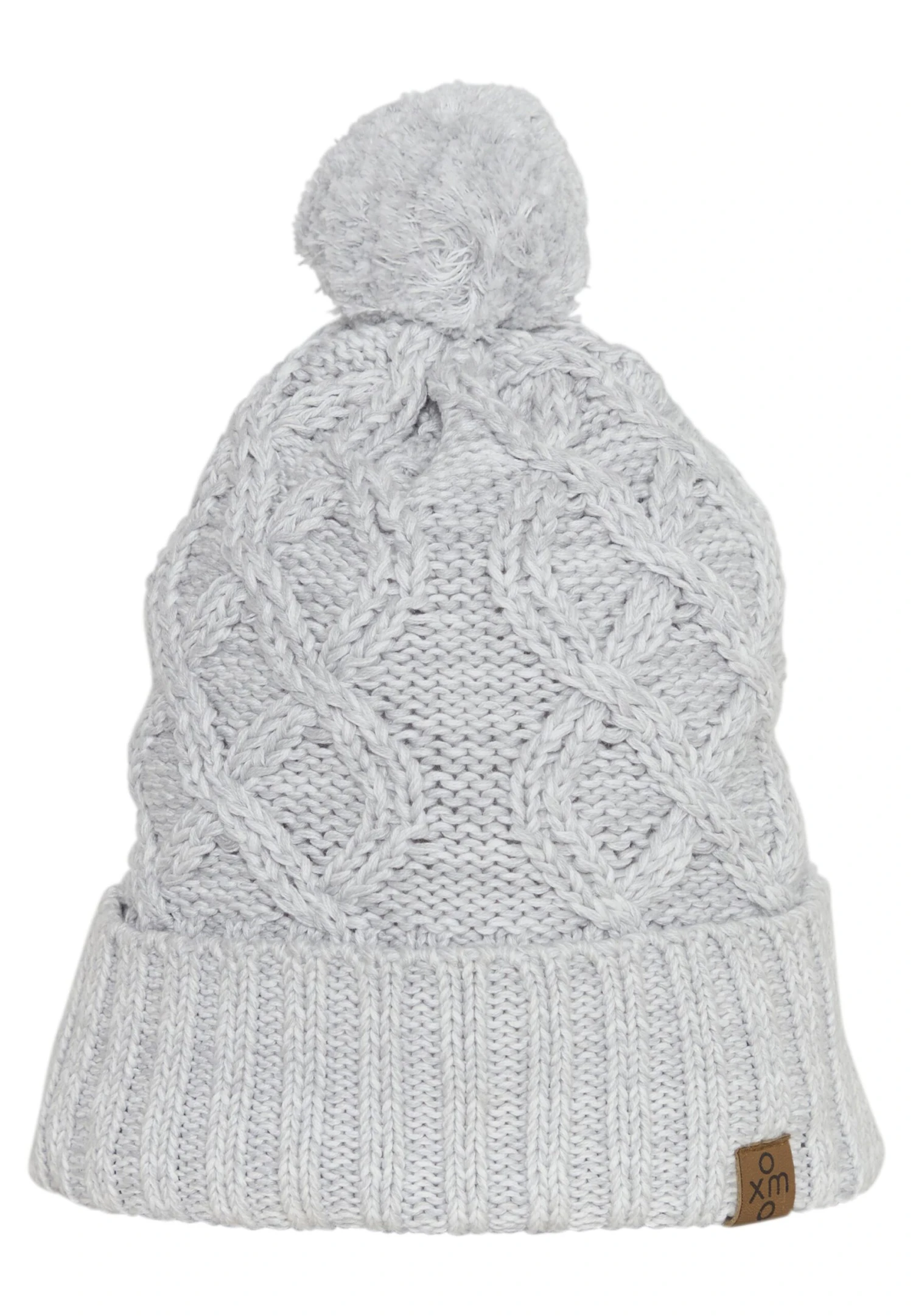 OXMO OXPOM - Beanie - Light Grey Melange 4 OXMO OXPOM - Beanie - Light Grey Melange - Image 4