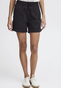 OXMO OXCHANEL REGULAR FIT - Shorts - Black
