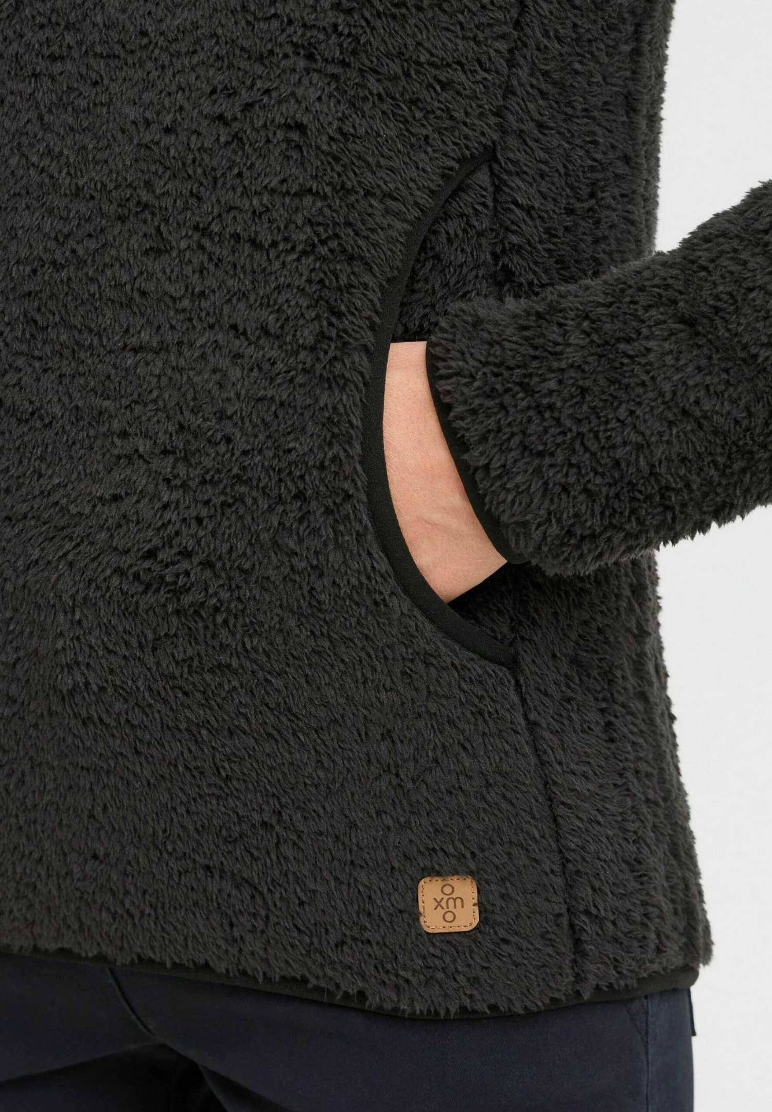 OXMO OXTELSONIA FLEECE - Fleece Jumper - Black 5 OXMO OXTELSONIA FLEECE - Fleece Jumper - Black - Image 5