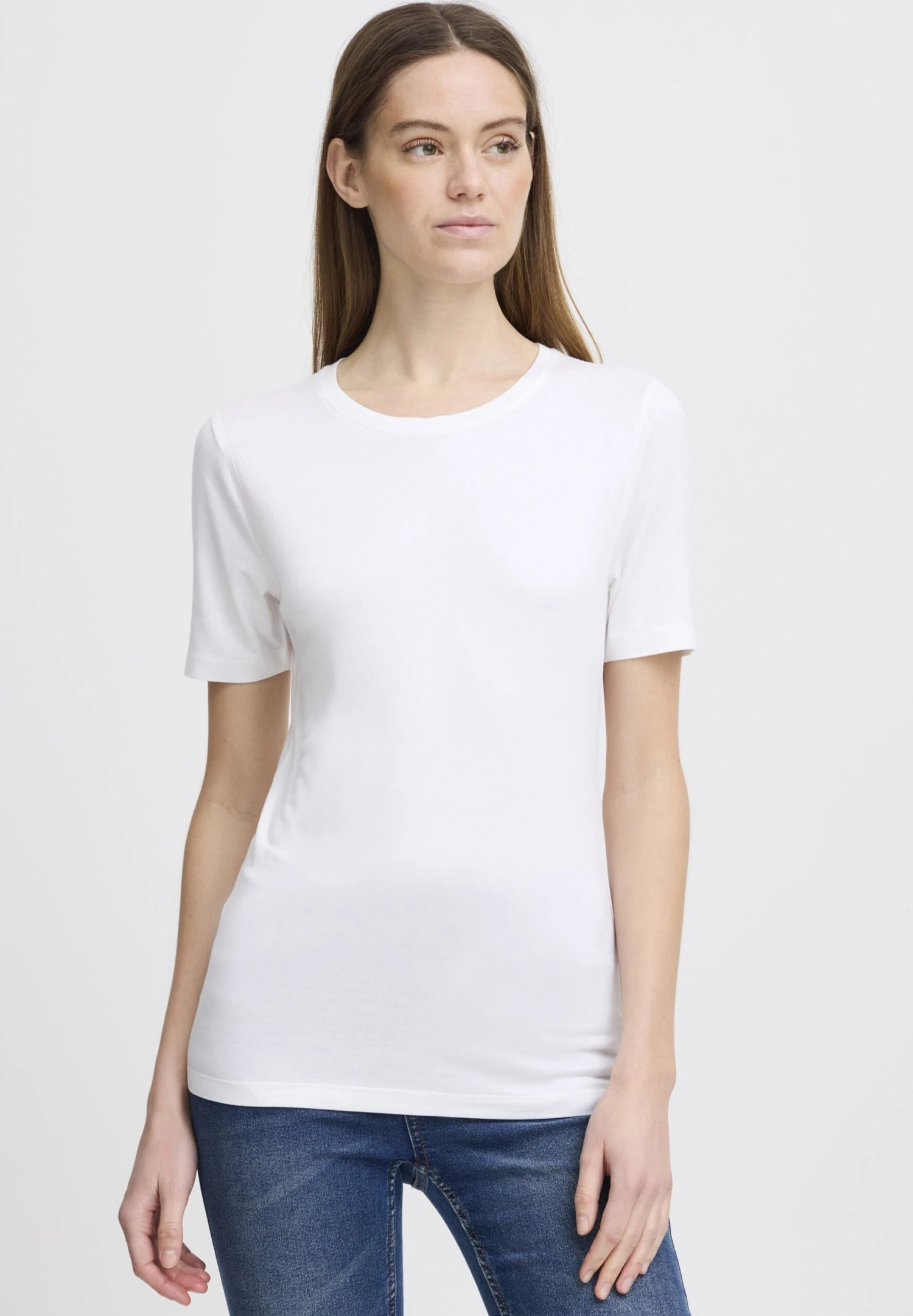 OXMO OXJESSA 2 PACK - Basic T-shirt - White Black 2 OXMO OXJESSA 2 PACK - Basic T-shirt - White Black - Image 2