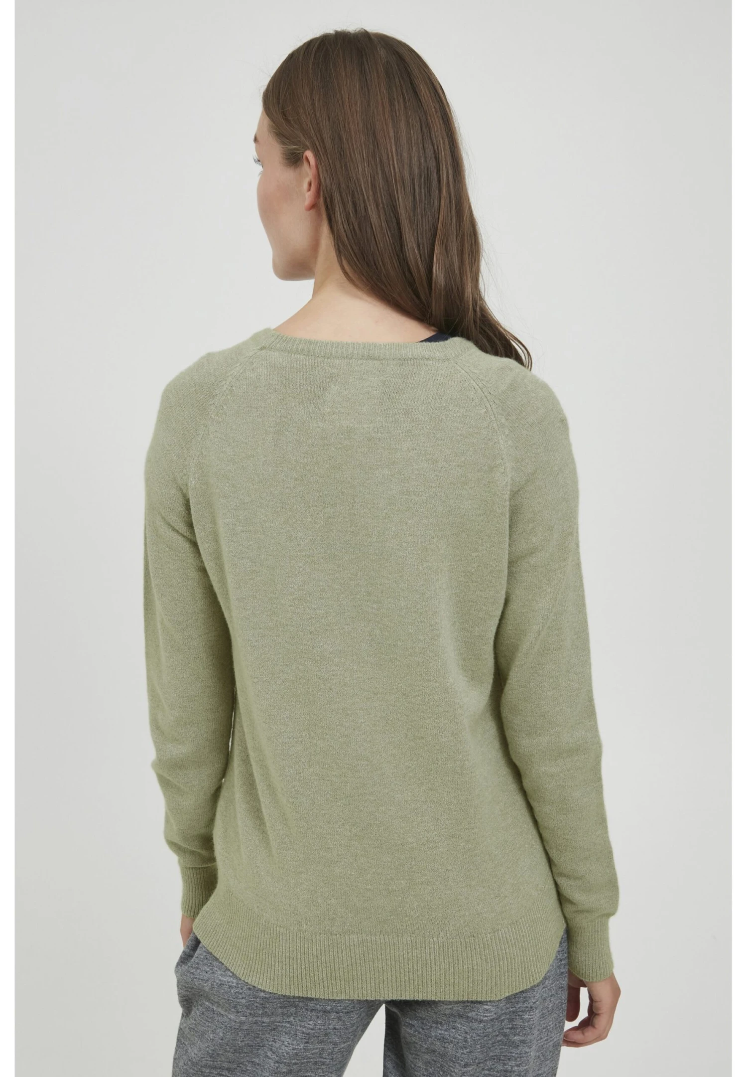 OXMO OXMARIA - Jumper - Vetiver Melange 3 OXMO OXMARIA - Jumper - Vetiver Melange - Image 3