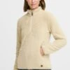 OXMO OXTELSONIA FLEECE - Fleece Jumper - Oyster Gray