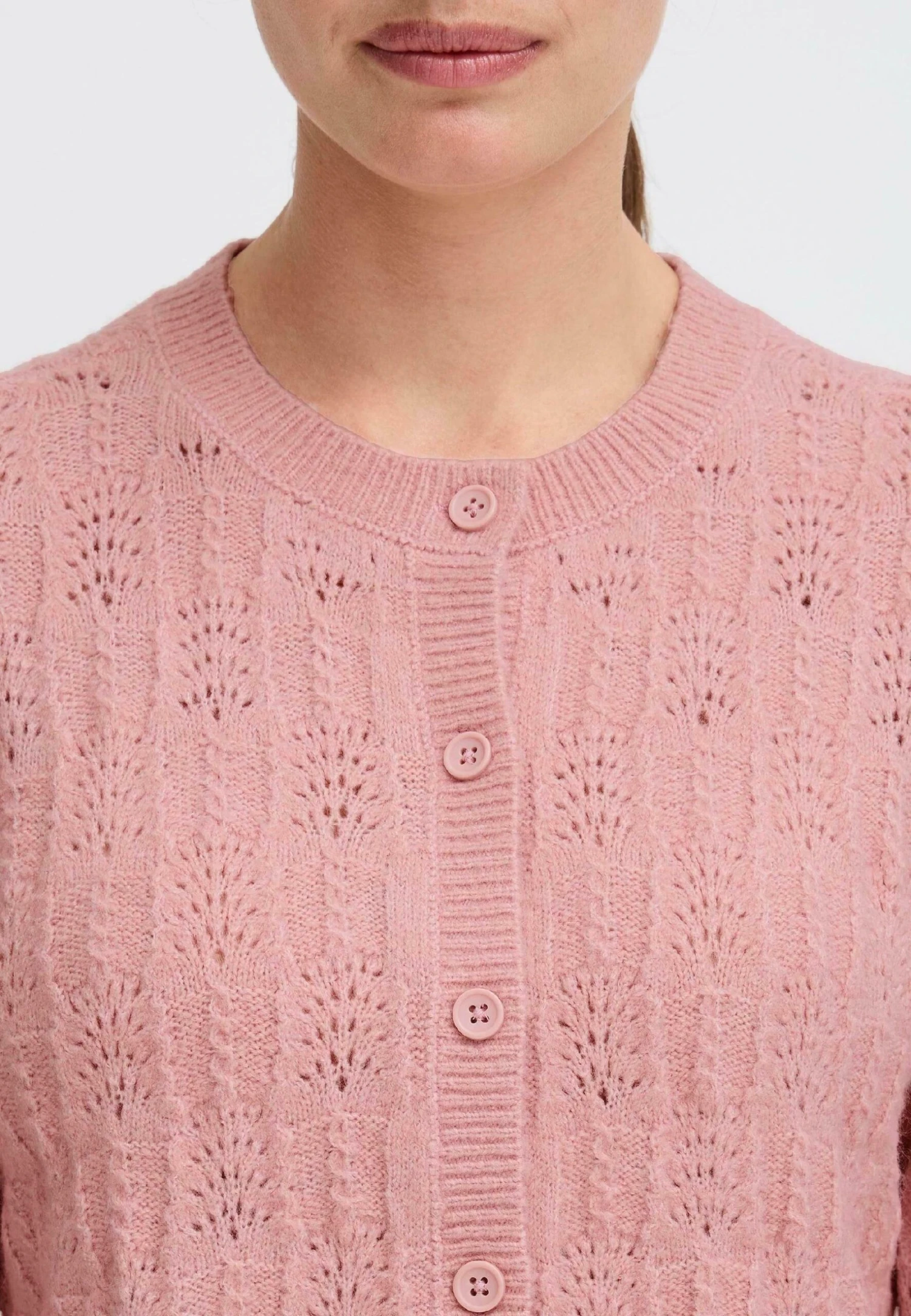 OXMO FRSINVA - Cardigan - Zephyr Melange 4 OXMO FRSINVA - Cardigan - Zephyr Melange - Image 4