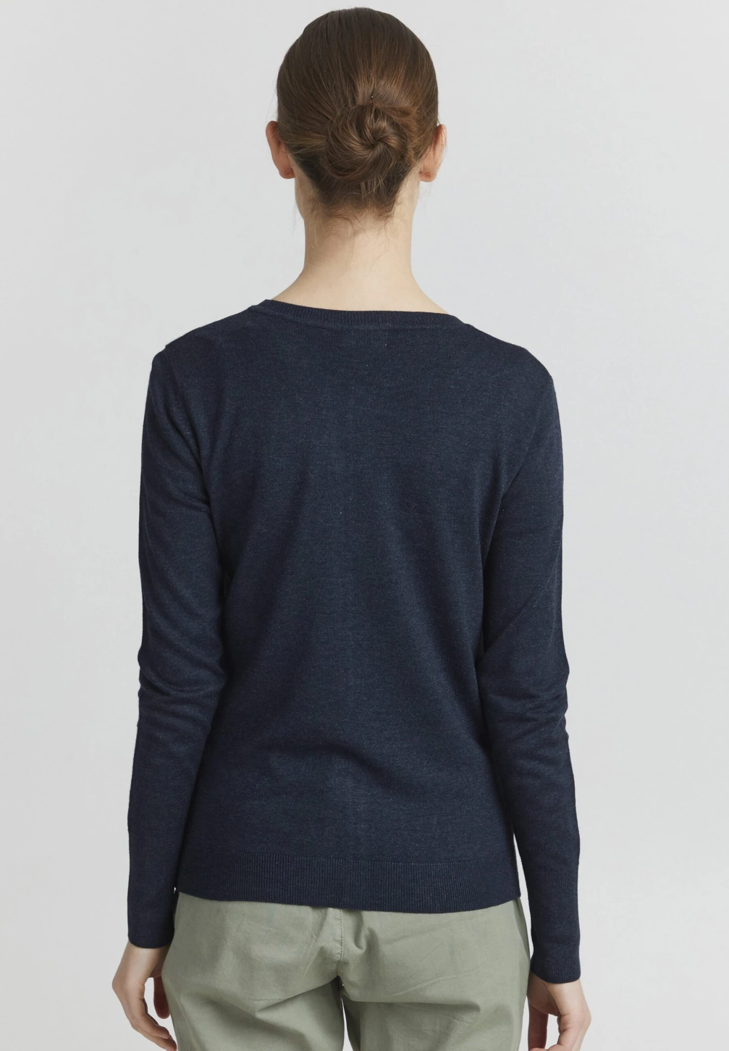 OXMO OXHLIN - Cardigan - Total Eclipse Melange 3 OXMO OXHLIN - Cardigan - Total Eclipse Melange - Image 3