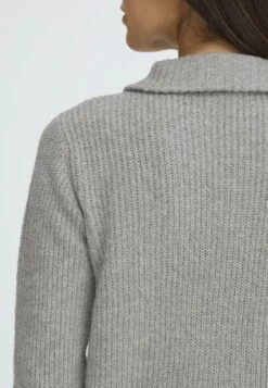 OXMO BMMOLARA HALFZIP - Jumper - Mid Grey Melange 9 OXMO BMMOLARA HALFZIP - Jumper - Mid Grey Melange -OXMO Store 2ca14fe6a67e4c37840d21948930cdea