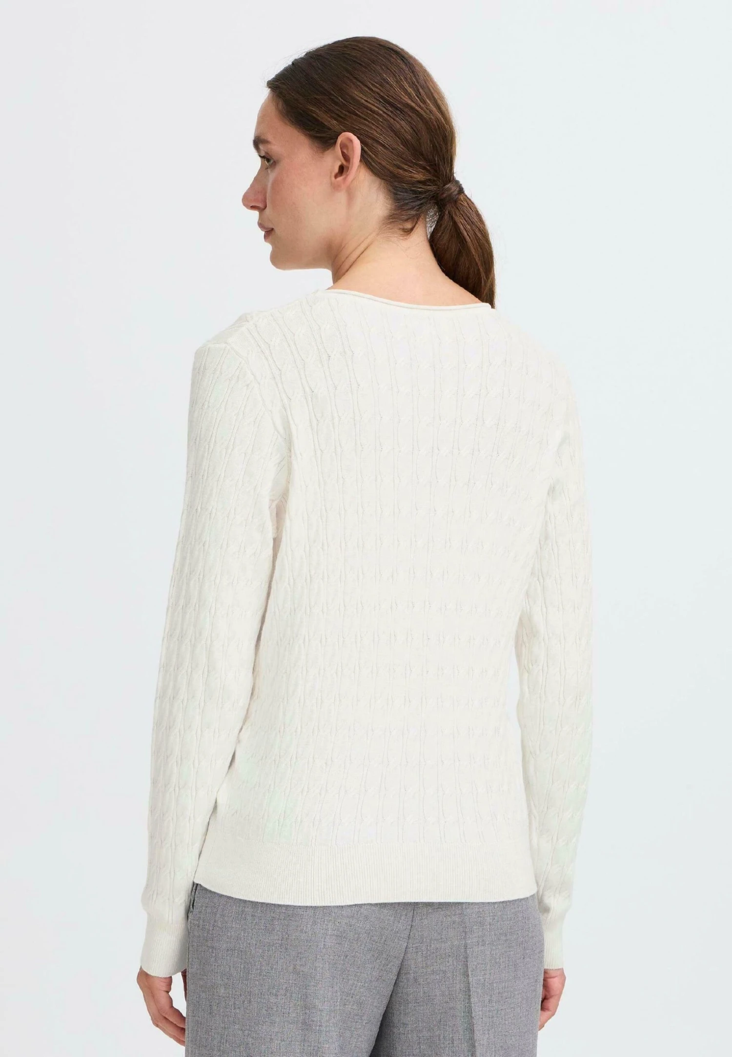 OXMO IHSISSE - Jumper - Cloud Dancer 3 OXMO IHSISSE - Jumper - Cloud Dancer - Image 3