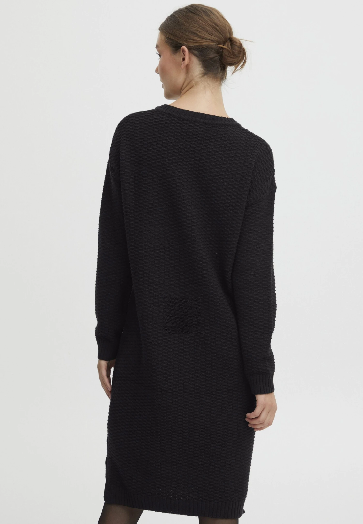 OXMO OXMILIKA - Jumper Dress - Black 3 OXMO OXMILIKA - Jumper Dress - Black - Image 3