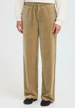 OXMO OXEBBA WIDE LEG - Tracksuit Bottoms - Sepia Tint
