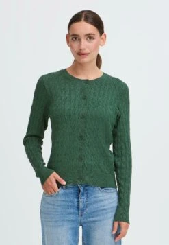 OXMO IHSASJA - Cardigan - Pineneedle