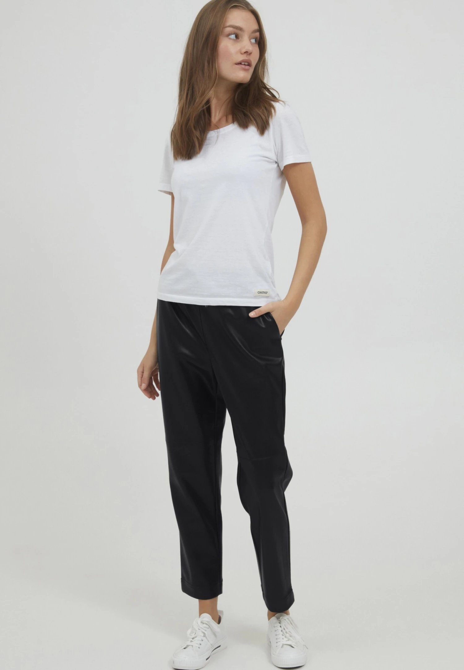 OXMO OXPAULIA REGULAR FIT - Trousers - Black 2 OXMO OXPAULIA REGULAR FIT - Trousers - Black - Image 2