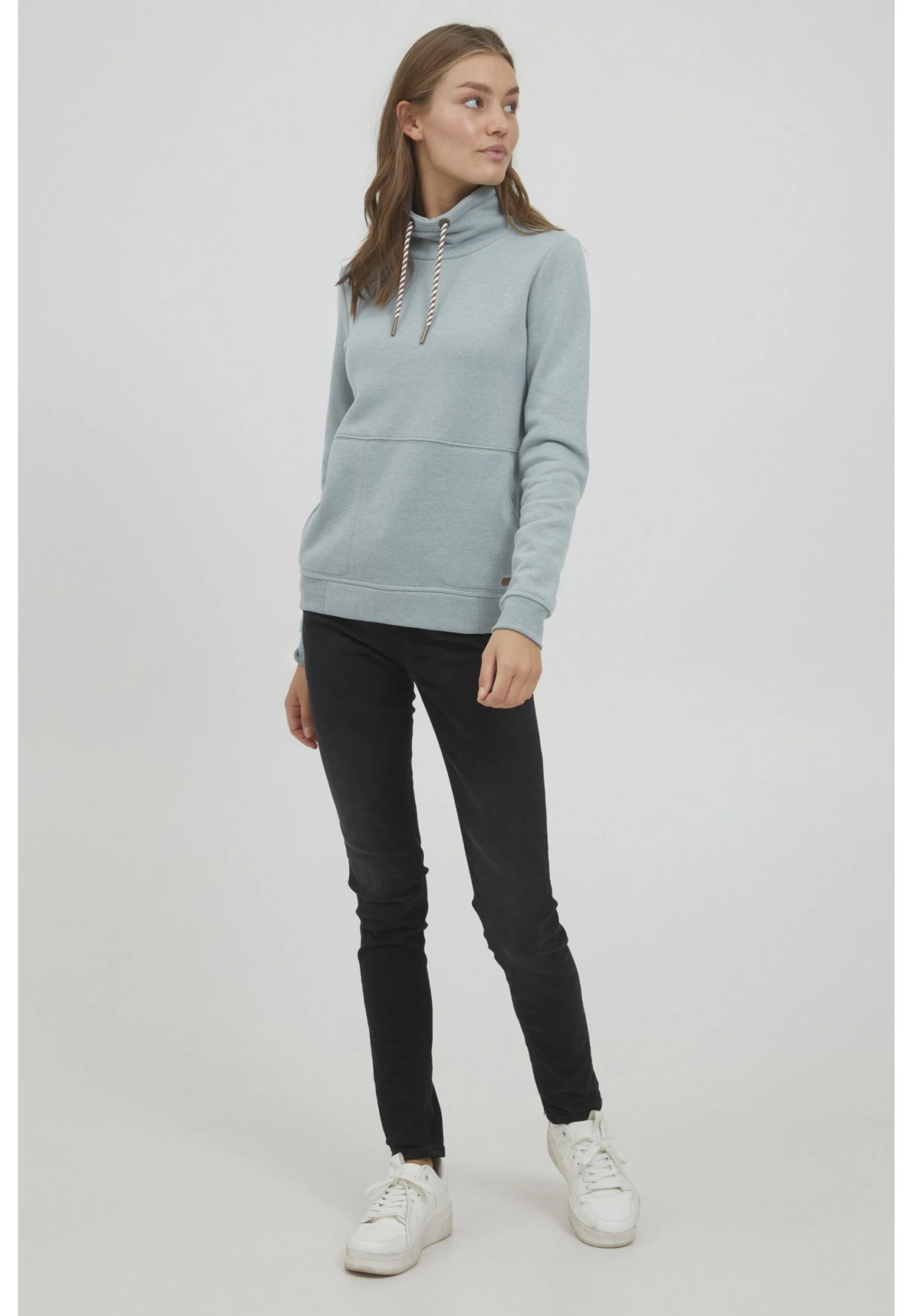 OXMO OXVimpa - Sweatshirt - Goblin Blue Melange 2 OXMO OXVimpa - Sweatshirt - Goblin Blue Melange - Image 2