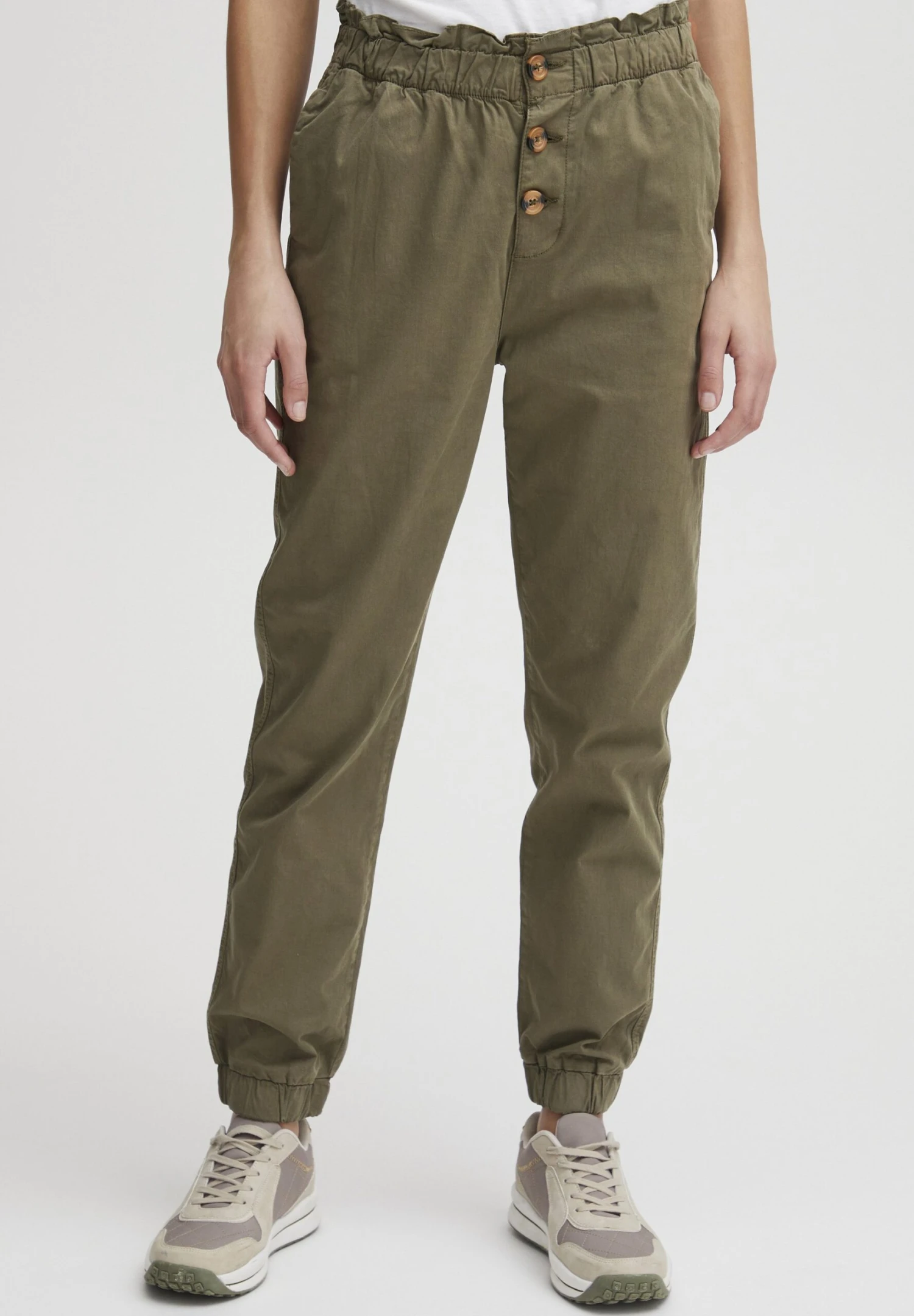 OXMO OXCOBIE REGULAR FIT - Trousers - Ivy Green 1 OXMO OXCOBIE REGULAR FIT - Trousers - Ivy Green